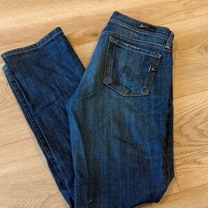 Citizens Of Humanity Dark Blue Stretch Denim Jeans